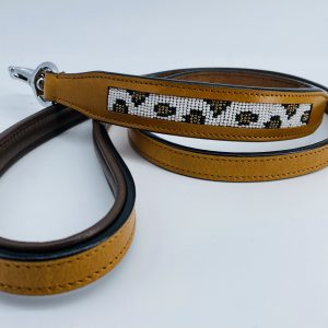 Laisse LEOPARD PERLES